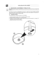 Предварительный просмотр 11 страницы Smeg C6GMXA Instruction Manual