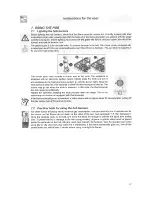 Предварительный просмотр 17 страницы Smeg C6GMXA Instruction Manual