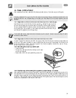 Preview for 20 page of Smeg C92GMX Instruction Manual