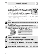 Предварительный просмотр 18 страницы Smeg C9GGSSA Instructions For Use Manual