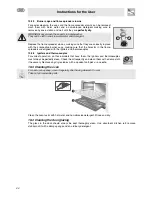 Предварительный просмотр 22 страницы Smeg C9GGSSA Instructions For Use Manual