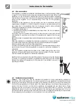 Preview for 6 page of Smeg C9GMXA Installation And Operating Instructions Manual