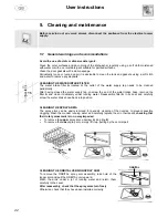 Предварительный просмотр 19 страницы Smeg CA01-1 Instruction Manual