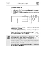 Предварительный просмотр 16 страницы Smeg CA129B Instruction Manual