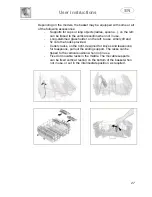 Предварительный просмотр 29 страницы Smeg CA129B Instruction Manual