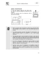 Предварительный просмотр 20 страницы Smeg CA12B Instruction Manual