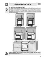 Preview for 4 page of Smeg CA61VM User Manual