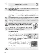 Preview for 20 page of Smeg CB61IR Instruction Manual