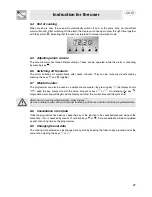 Preview for 25 page of Smeg CB61IR Instruction Manual