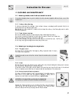 Preview for 27 page of Smeg CB61IR Instruction Manual