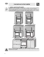 Предварительный просмотр 4 страницы Smeg CB61VES Instruction Manual