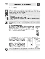 Предварительный просмотр 6 страницы Smeg CB61VES Instruction Manual