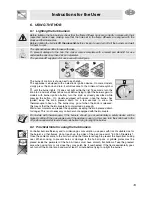 Предварительный просмотр 17 страницы Smeg CB61VES Instruction Manual