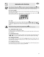 Предварительный просмотр 25 страницы Smeg CB61VES Instruction Manual