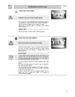 Preview for 11 page of Smeg CC62MFX5 Instruction Manual