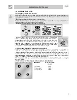 Preview for 13 page of Smeg CC62MFX5 Instruction Manual