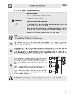 Предварительный просмотр 13 страницы Smeg CE6GPXU Instruction Manual