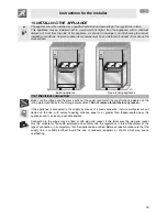 Предварительный просмотр 26 страницы Smeg CE6IMX Instructions For Installation And Use Manual