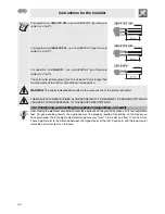 Предварительный просмотр 27 страницы Smeg CE6IMX Instructions For Installation And Use Manual