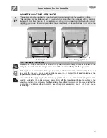 Предварительный просмотр 25 страницы Smeg CE92CMX Instructions For Installation And Use Manual