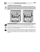 Preview for 27 page of Smeg CE92IMX Instructions For Installation And Use Manual