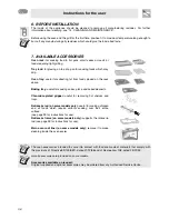 Preview for 6 page of Smeg CE92IPX Instructions For Installation And Use Manual