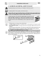 Preview for 7 page of Smeg CE92IPX Instructions For Installation And Use Manual