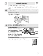 Preview for 27 page of Smeg CE92IPX Instructions For Installation And Use Manual