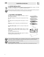 Предварительный просмотр 6 страницы Smeg CE9CMXA Instructions Manual