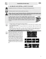 Предварительный просмотр 7 страницы Smeg CE9CMXA Instructions Manual