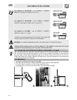 Предварительный просмотр 24 страницы Smeg CE9CMXA Instructions Manual