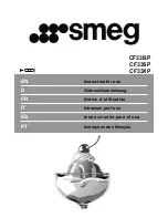 Smeg CF33BP Instructions For Use Manual preview