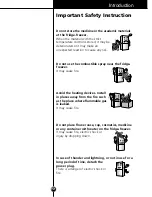 Preview for 8 page of Smeg CF35PBF User Manual