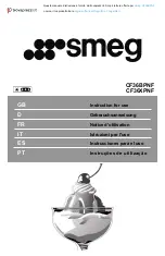 Smeg CF36BPNF Instructions For Use Manual предпросмотр