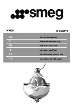 Preview for 1 page of Smeg CF36X2PNF Instructions For Use Manual