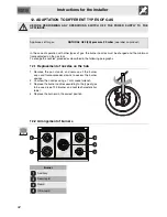 Предварительный просмотр 40 страницы Smeg CG 92 Manual