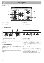 Предварительный просмотр 6 страницы Smeg CG90IXT9 User Manual