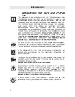 Preview for 2 page of Smeg CIR34AX Instruction Manual