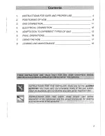 Preview for 3 page of Smeg CIR597X Instruction Manual