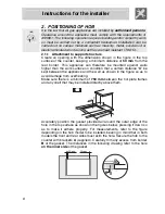 Предварительный просмотр 4 страницы Smeg CIR60XS3 Instruction Manual