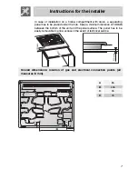 Предварительный просмотр 5 страницы Smeg CIR60XS3 Instruction Manual