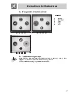 Предварительный просмотр 15 страницы Smeg CIR60XS3 Instruction Manual