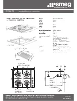 Предварительный просмотр 2 страницы Smeg CIR66XS Quick Start Manual