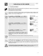 Preview for 5 page of Smeg CIX64MS Instruction Manual