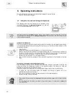 Предварительный просмотр 11 страницы Smeg CL6S-4 Instruction Manual