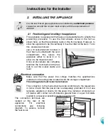 Preview for 5 page of Smeg Classic CSA122X Installation And Operating Instructions Manual