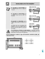 Preview for 6 page of Smeg Classic CSA122X Installation And Operating Instructions Manual