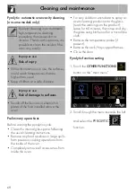 Preview for 66 page of Smeg Classic SFPA6303TPX Manual