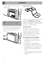 Предварительный просмотр 50 страницы Smeg Classica C6IPX9-1 Original Instructions Manual