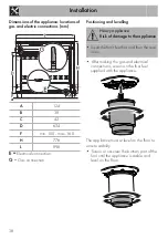 Предварительный просмотр 36 страницы Smeg Classica Concerto SSA92MAA9 Manual